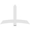 Ekena Millwork Bellingham Architectural Grade PVC Gable Bracket, 60"W x 40"H x 2"D x 6"F, 16/12 Pitch GBP060X40X0206BEL00 - alternate 2